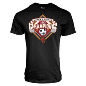 USC Trojans Unisex Women's Soccer 2024 BIG 10 Champion Black T-Shirt